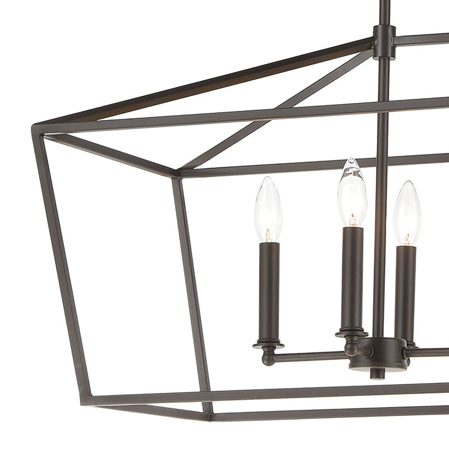 ELK SHOWROOM 57217/7 Fairfax 36'' Wide 7-Light Linear Chandelier - Oil Rubbed Bronze