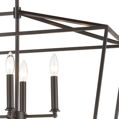 ELK SHOWROOM 57217/7 Fairfax 36'' Wide 7-Light Linear Chandelier - Oil Rubbed Bronze