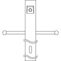 KICHLER 49904AZ 3" X 84" Direct Burial Ladder Rest Photocell Post Architectural Bronze