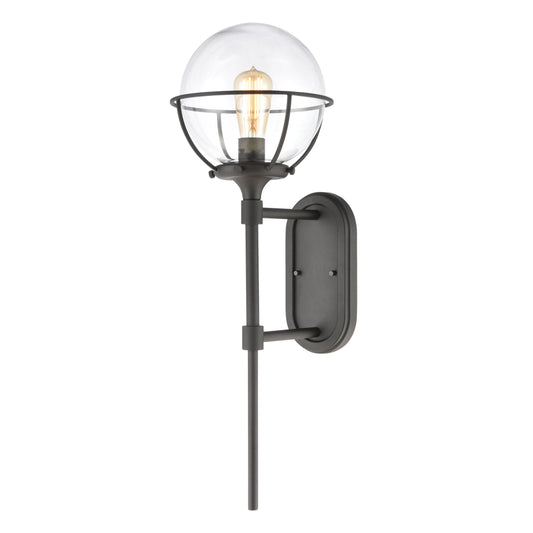 ELK SHOWROOM 57291/1 Girard 28'' High 1-Light Outdoor Sconce - Charcoal