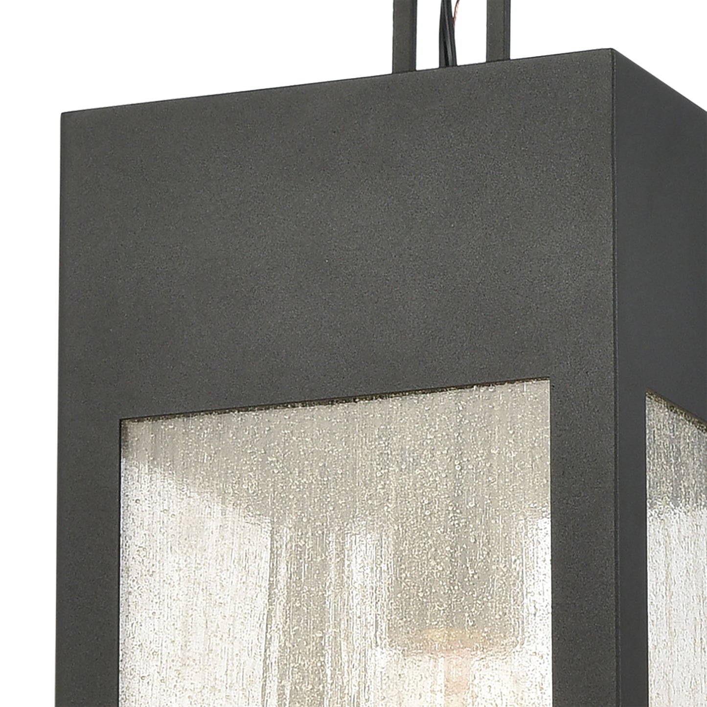 ELK SHOWROOM 57303/1 Angus 7'' Wide 1-Light Outdoor Pendant - Charcoal