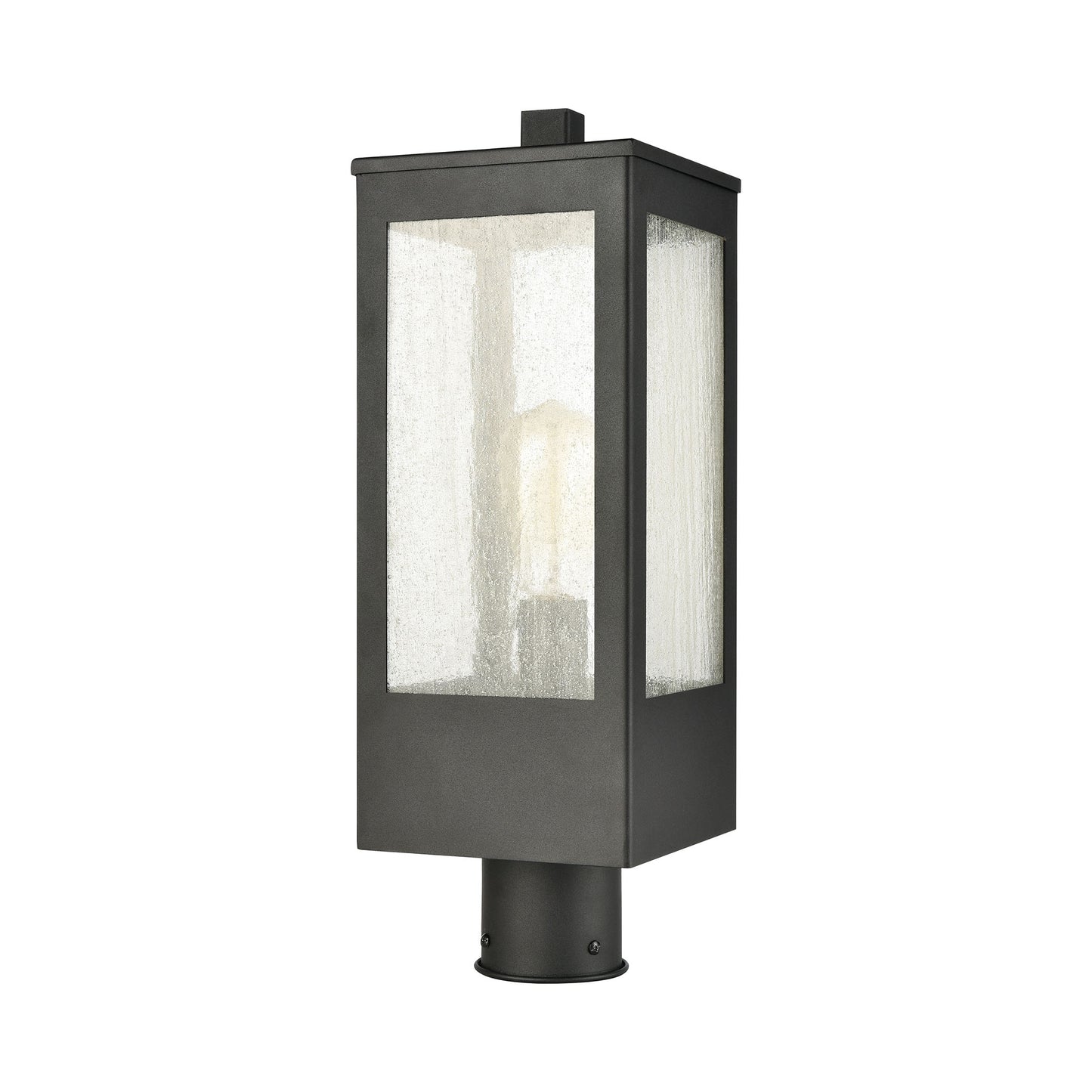 ELK SHOWROOM 57304/1 Angus 20'' High 1-Light Outdoor Post Light - Charcoal