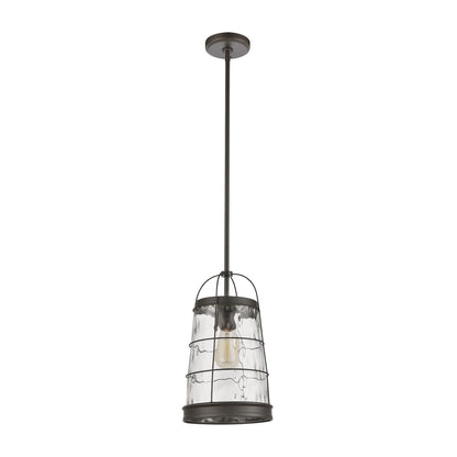 ELK SHOWROOM 57310/1 Azaria 9'' Wide 1-Light Mini Pendant - Oil Rubbed Bronze