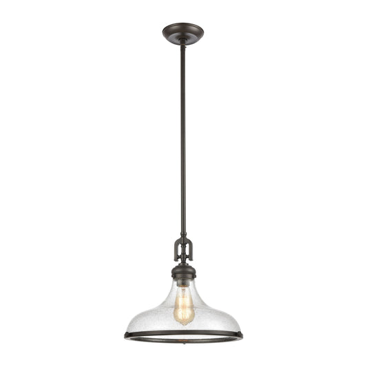 ELK SHOWROOM 57361/1 Rutherford 15'' Wide 1-Light Pendant - Oil Rubbed Bronze