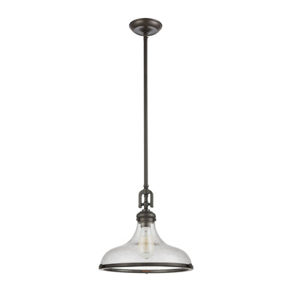 ELK SHOWROOM 57361/1 Rutherford 15'' Wide 1-Light Pendant - Oil Rubbed Bronze