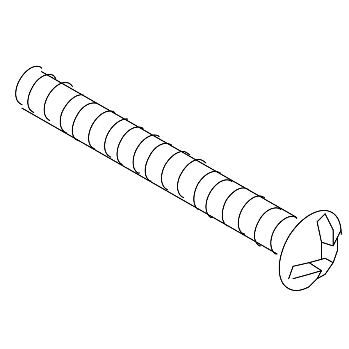 KOHLER Screw #10-24 X 1.75 - Polished Chrome, K-57367-CP