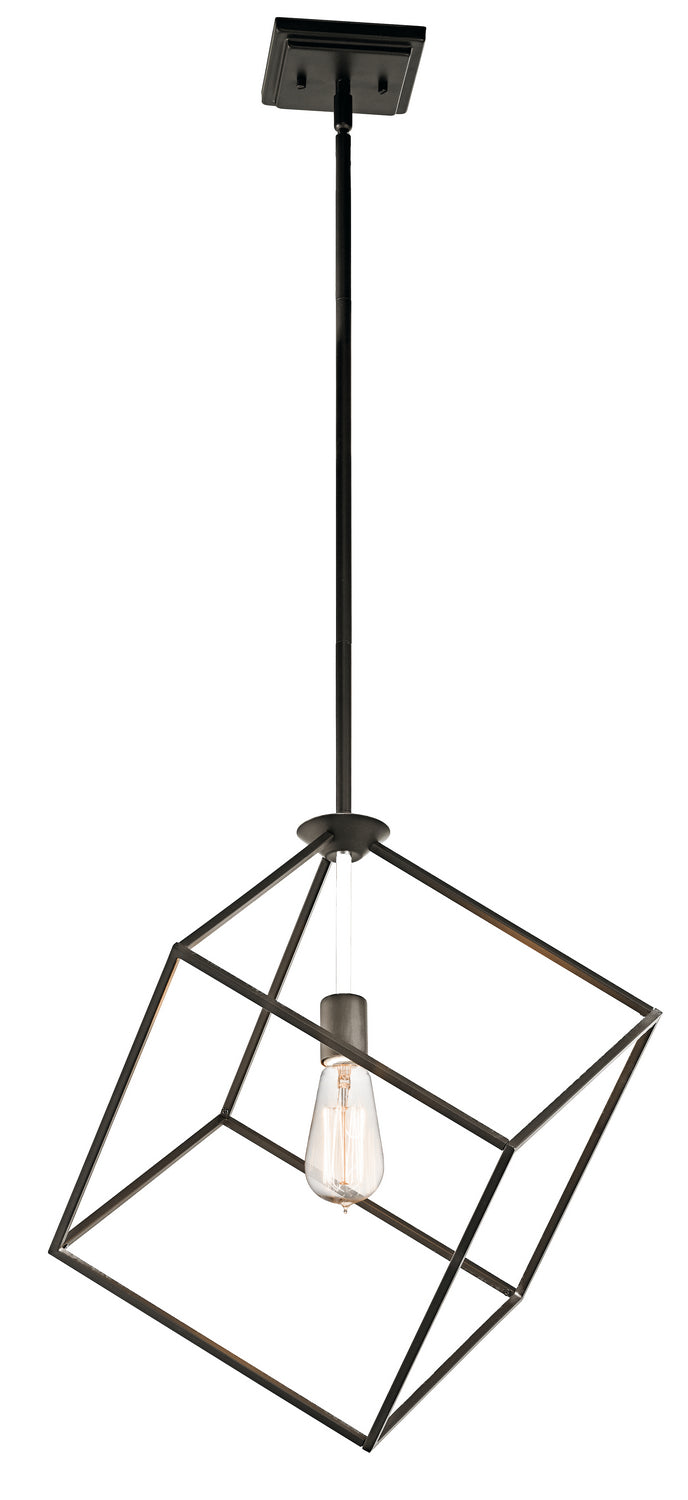 KICHLER 42525OZ Cartone 20.75" 1 Light Pendant With Olde Bronze