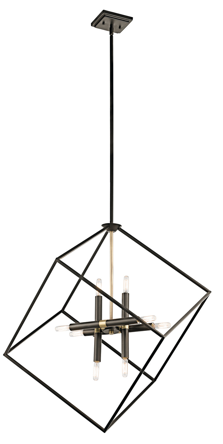 KICHLER 42526OZ Cartone 31.25" 8 Light Pendant With Olde Bronze
