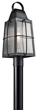 KICHLER 49555BKT Tolerand 1 Light Post Light Textured Black