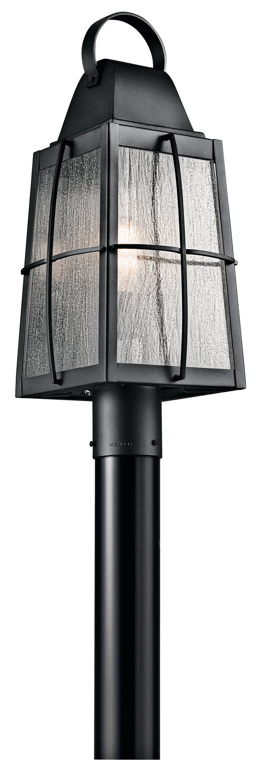 KICHLER 49555BKT Tolerand 1 Light Post Light Textured Black