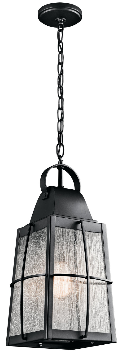 KICHLER 49556BKT Tolerand 1 Light Pendant Textured Black