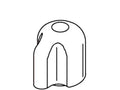 KOHLER Small Blade Handle - Chrome Plate - Polished Chrome, K-57745-CP