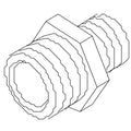 KOHLER Pipe Fitting, 3/8M - 1/2M, K-57936