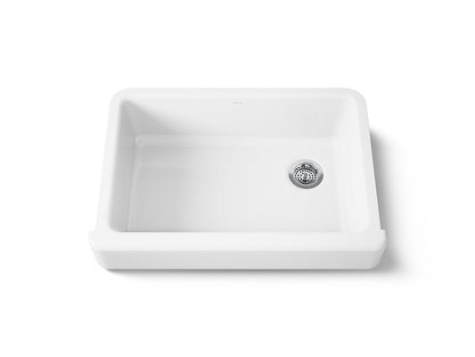 KOHLER K-5826-0 Whitehaven 32-1/2" undermount single-bowl farmhouse kitchen sink - White