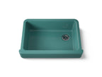 KOHLER K-5826-17 Whitehaven 32-1/2" Undermount Single-Bowl Farmhouse Kitchen Sink - Teal