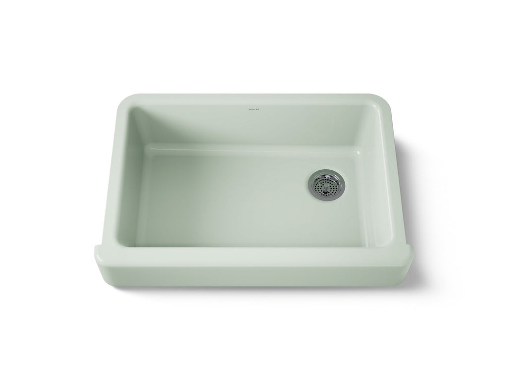 KOHLER K-5826-42 Whitehaven 32-1/2" Undermount Single-Bowl Farmhouse Kitchen Sink - Aspen Green