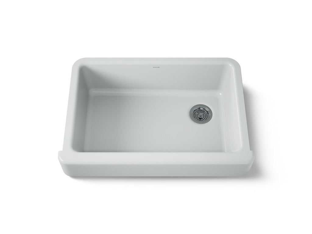 KOHLER K-5826-95 Whitehaven 32-1/2" Undermount Single-Bowl Farmhouse Kitchen Sink - Ice Grey