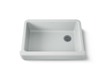 KOHLER K-5826-95 Whitehaven 32-1/2" undermount single-bowl farmhouse kitchen sink - Ice Grey