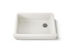 KOHLER K-5826-96 Whitehaven 32-1/2" Undermount Single-Bowl Farmhouse Kitchen Sink - Biscuit