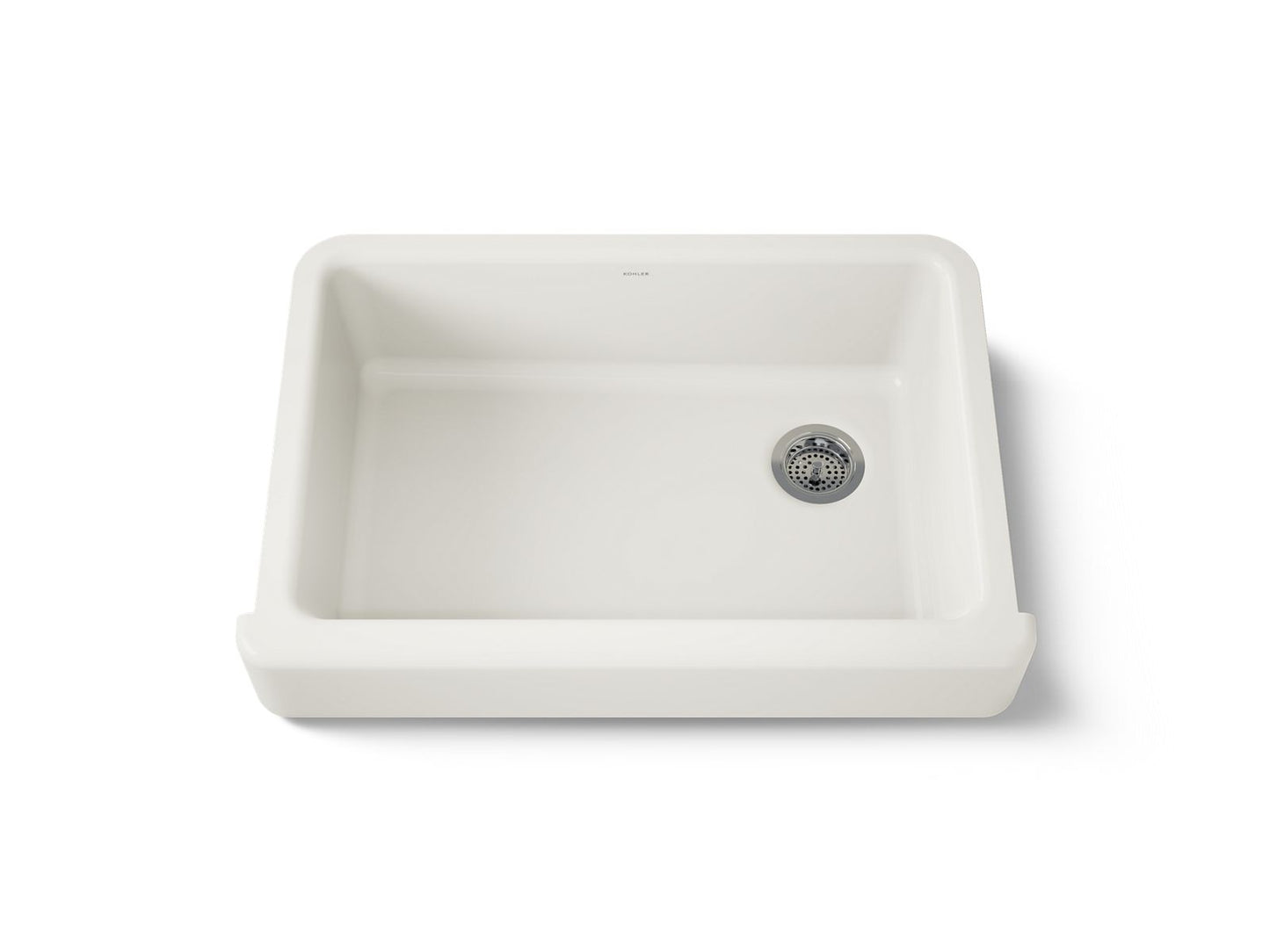KOHLER K-5826-96 Whitehaven 32-1/2" undermount single-bowl farmhouse kitchen sink - Biscuit