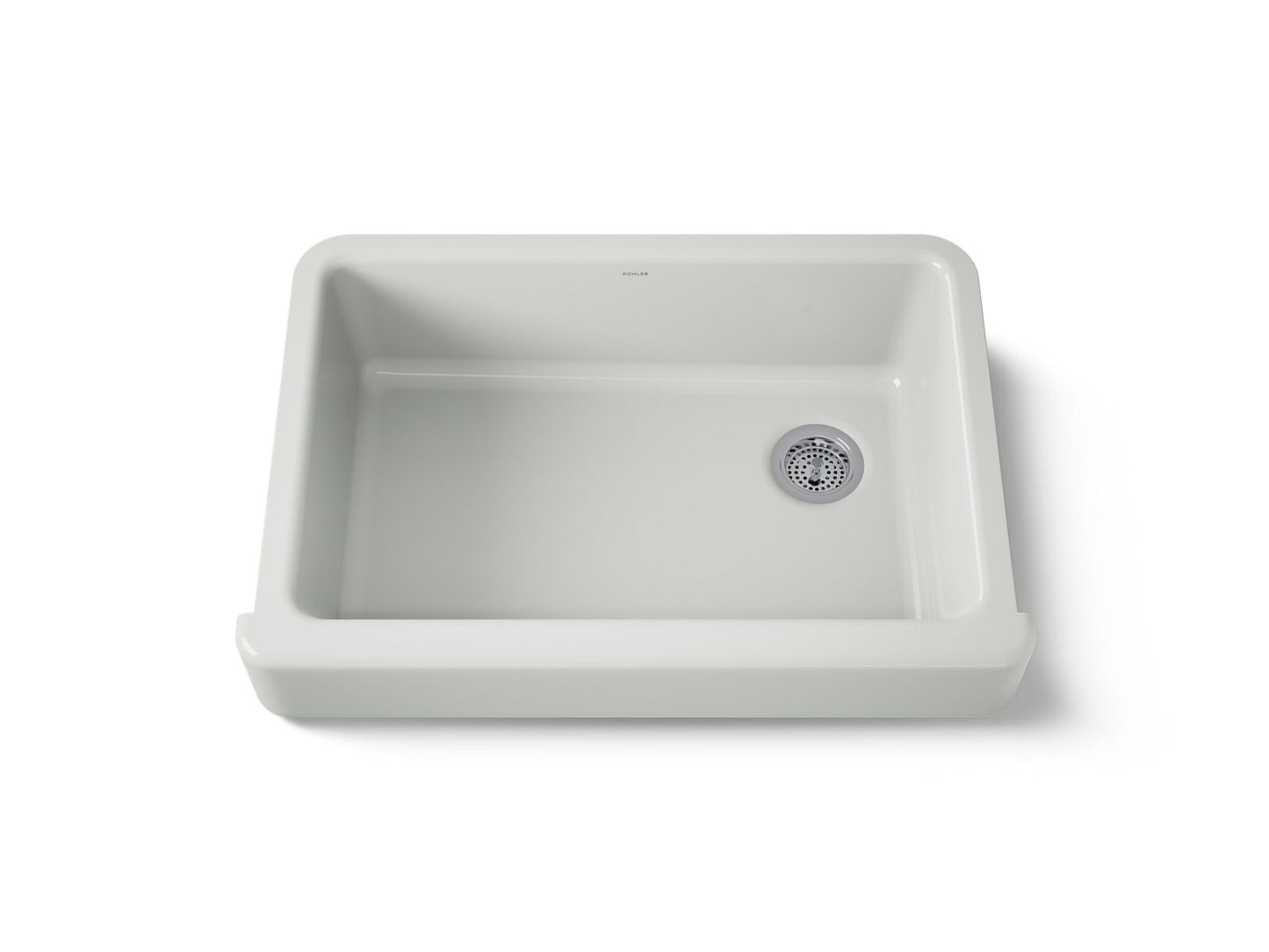KOHLER K-5826-FF Whitehaven 32-1/2" undermount single-bowl farmhouse kitchen sink - Sea Salt