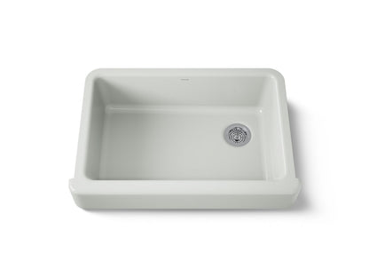 KOHLER K-5826-FF Whitehaven 32-1/2" undermount single-bowl farmhouse kitchen sink - Sea Salt