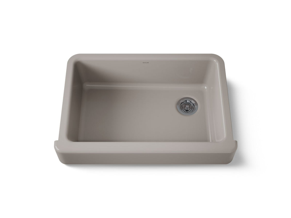 KOHLER K-5826-TRF Whitehaven 32-1/2" Undermount Single-Bowl Farmhouse Kitchen Sink - Truffle