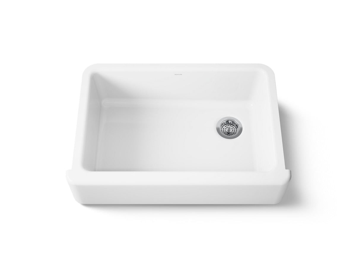 KOHLER K-5827-0 Whitehaven 32-3/4" Undermount Single-Bowl Farmhouse Kitchen Sink - White