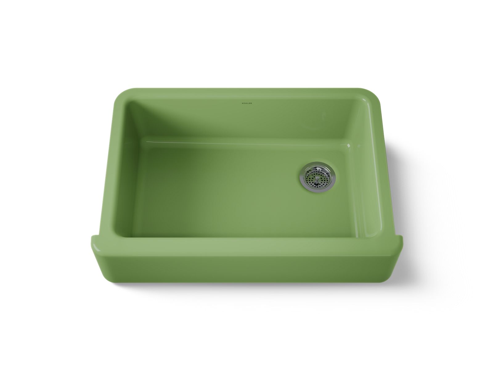 KOHLER K-5827-34 Whitehaven 32-3/4" Undermount Single-Bowl Farmhouse Kitchen Sink - Fresh Green