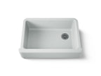 KOHLER K-5827-95 Whitehaven 32-3/4" Undermount Single-Bowl Farmhouse Kitchen Sink - Ice Grey