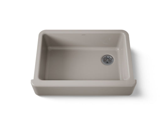 KOHLER K-5827-TRF Whitehaven 32-3/4" undermount single-bowl farmhouse kitchen sink - Truffle