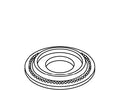 KOHLER Escutcheon - Polished Chrome, K-58654-CP