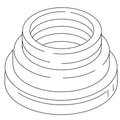 KOHLER Escutcheon - Polished Chrome, K-58668-CP