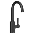 MOEN 5882BL Genta Lx One-Handle Bar Faucet - Matte Black
