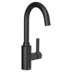 MOEN 5882BL Genta Lx One-Handle Bar Faucet - Matte Black