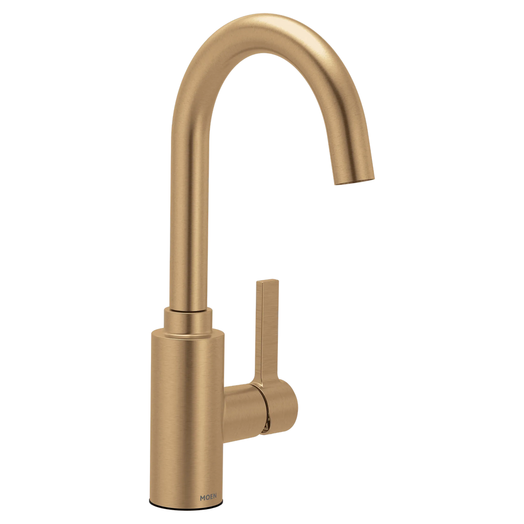 MOEN 5882BZG Genta Lx One-Handle Bar Faucet - Bronzed Gold