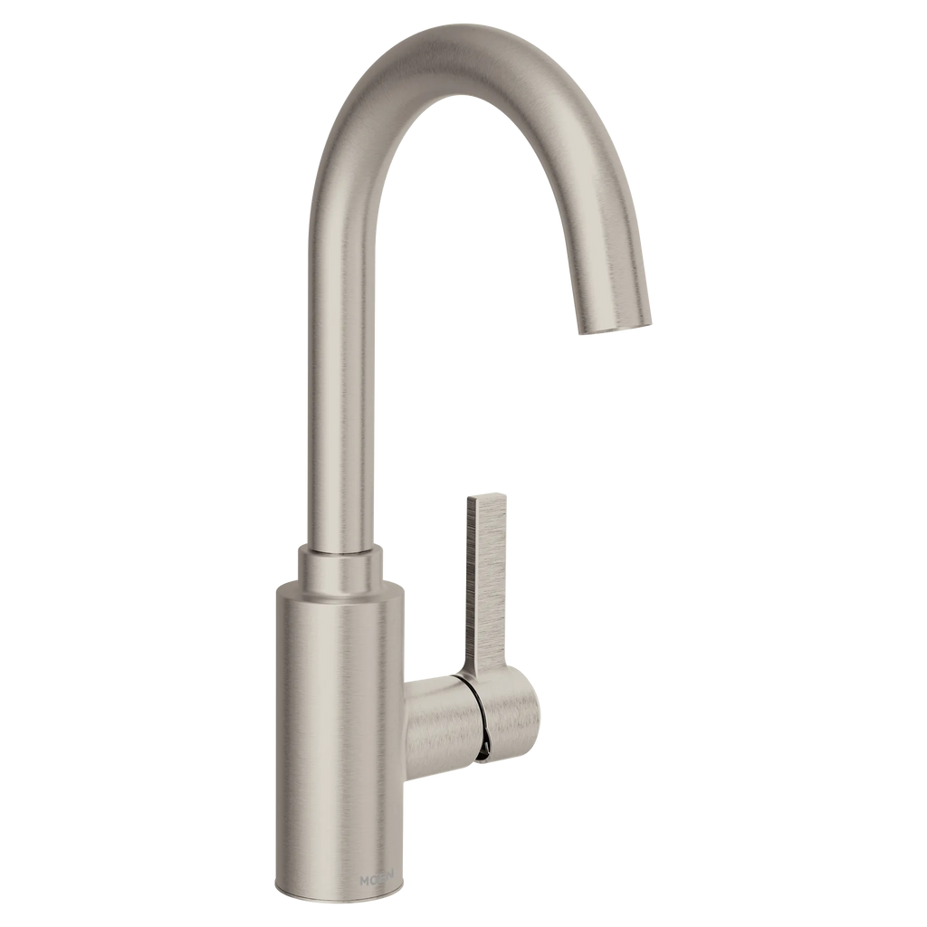 MOEN 5882SRS Genta Lx One-Handle Bar Faucet - Spot Resist Stainless