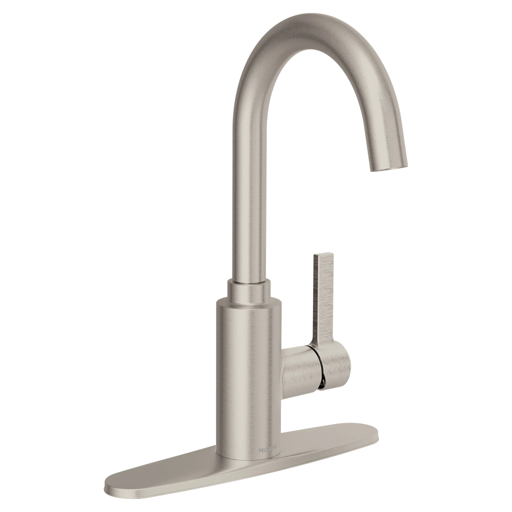 MOEN 5882SRS Genta Lx One-Handle Bar Faucet - Spot Resist Stainless