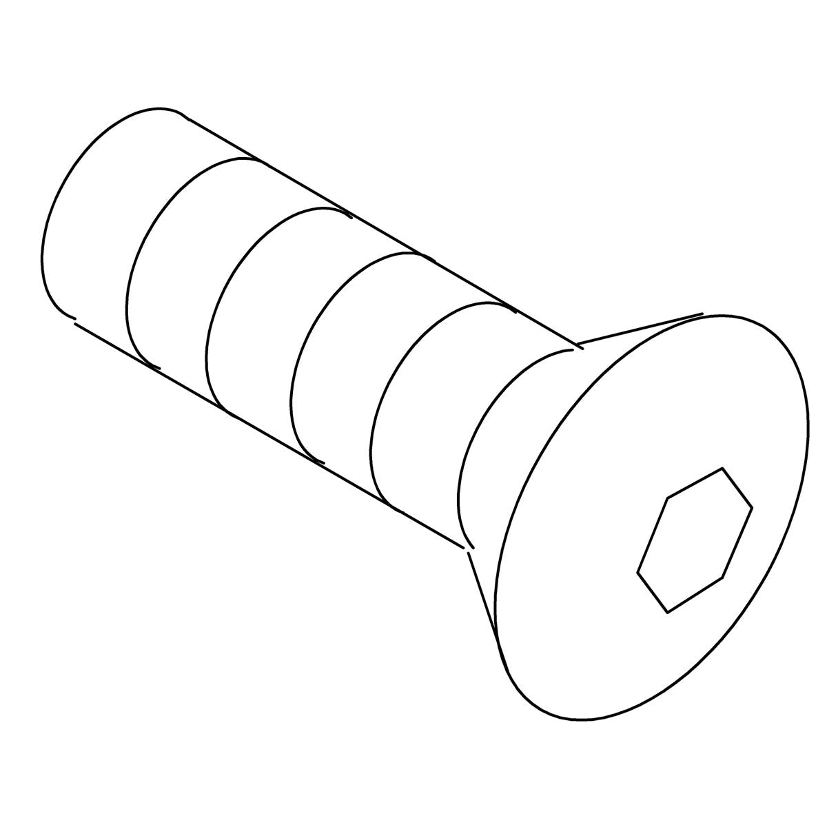 KOHLER Screw 8-32 X .5, K-58891