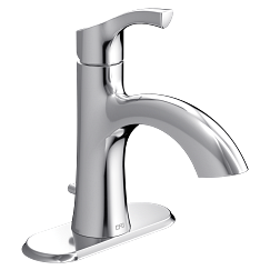 MOEN 589101 Chrome one-handle low arc bathroom faucet - Chrome