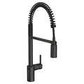 MOEN 5923EWBL Align Motionsense Wave One-Handle Pre-Rinse Spring Touchless Kitchen Faucet - Matte Black