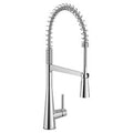 MOEN 5925 Sleek One-Handle Pre-Rinse Spring Pulldown Kitchen Faucet - Chrome