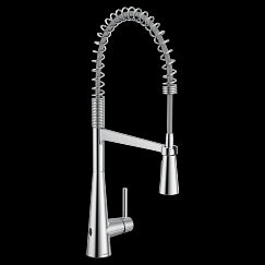 MOEN 5925EWC Sleek  One-Handle Kitchen Faucet In Chrome