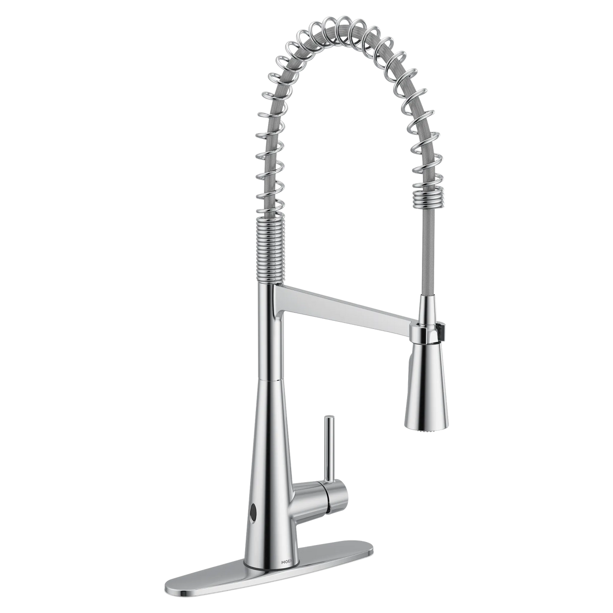 MOEN 5925EWC Sleek Motionsense Wave One-Handle Pre-Rinse Spring Touchless Kitchen Faucet - Chrome