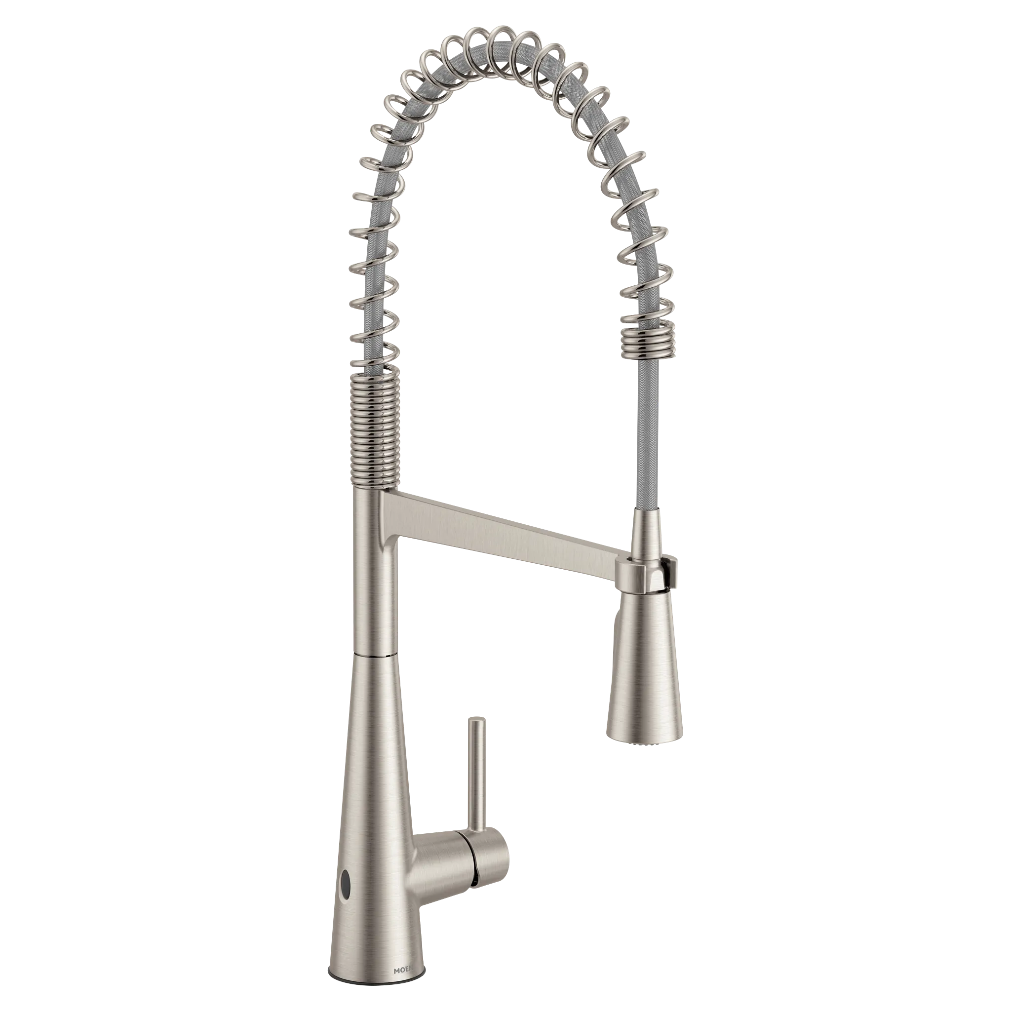 MOEN 5925EWSRS Sleek Motionsense Wave One-Handle Pre-Rinse Spring Touchless Kitchen Faucet - Spot Resist Stainless