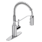 MOEN 5926 Genta Lx One-Handle Pre-Rinse Spring Pulldown Kitchen Faucet - Chrome