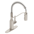 MOEN 5926SRS Genta Lx One-Handle Pre-Rinse Spring Pulldown Kitchen Faucet - Spot Resist Stainless