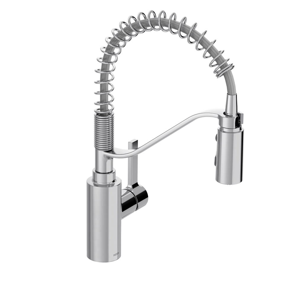 MOEN 5926 Genta Lx One-Handle Pre-Rinse Spring Pulldown Kitchen Faucet - Chrome
