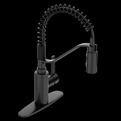 MOEN 5926BL Genta LX  One-Handle Pulldown Kitchen Faucet In Matte Black