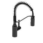 MOEN 5926BL Genta Lx One-Handle Pre-Rinse Spring Pulldown Kitchen Faucet - Matte Black